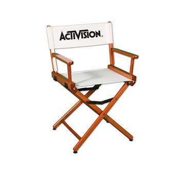 DCRXX-YY-X1 - Regular(17"H)Director Chair w/XPress 1 Color Printed Canvas
