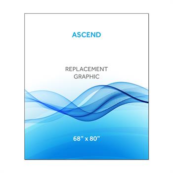 HWAS68RKIT - 68"x80"H Ascend™ Graphic Hardware w/Graphic