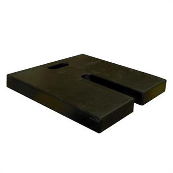 HWBWG181820 - Rubber Base Weight (2.0), 18"x18", 20 lbs.,Black