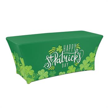 RPCSOY6FSSH14 - Preprinted Holiday SuperStretch Cover 6' - Green "Clover"