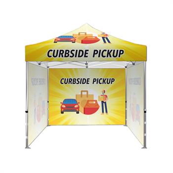 RPCT10COVKIT2 - 10'x10' Tent Kit (Frame,Top,3 Full walls,Case)"Curbside Pickup"