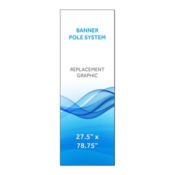 RPQPS2778 - 27.5"x78.75"H Graphic for Banner Pole System