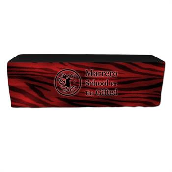 RPQTCTF8EXX-FO - 8' Econ. Fitted Front Only Printed Throw Cover