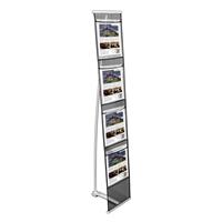 4 Pocket Roll-up Literature Stand