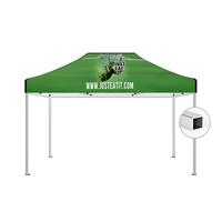 10'x15' Tent Canopy Kit (Square Frame and Printed canopy top)