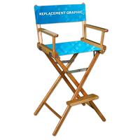 Director Chair Canvas Printed, 2-Sided