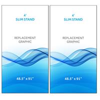 Graphic for 4' Radius Slim Stand™, 2-Sided